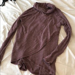 Long Sleeve purple turtle neck size S